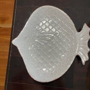 Mud Pie Sea Shell Fish Serving Platter